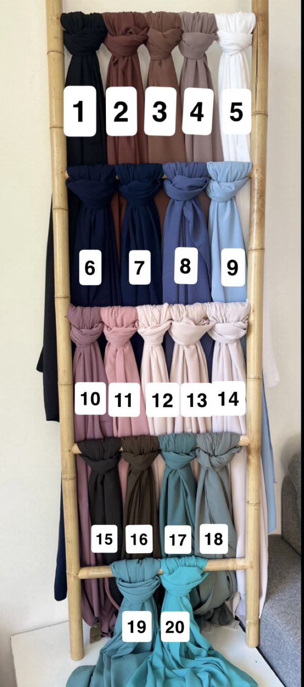 Soie de Medine ~ 4 Voiles (Coloris au choix) – Image 6